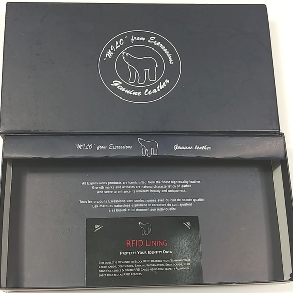 Leather wallet NWT - Picture 7 of 8